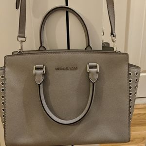 Michael Kors Grey/silver handbag